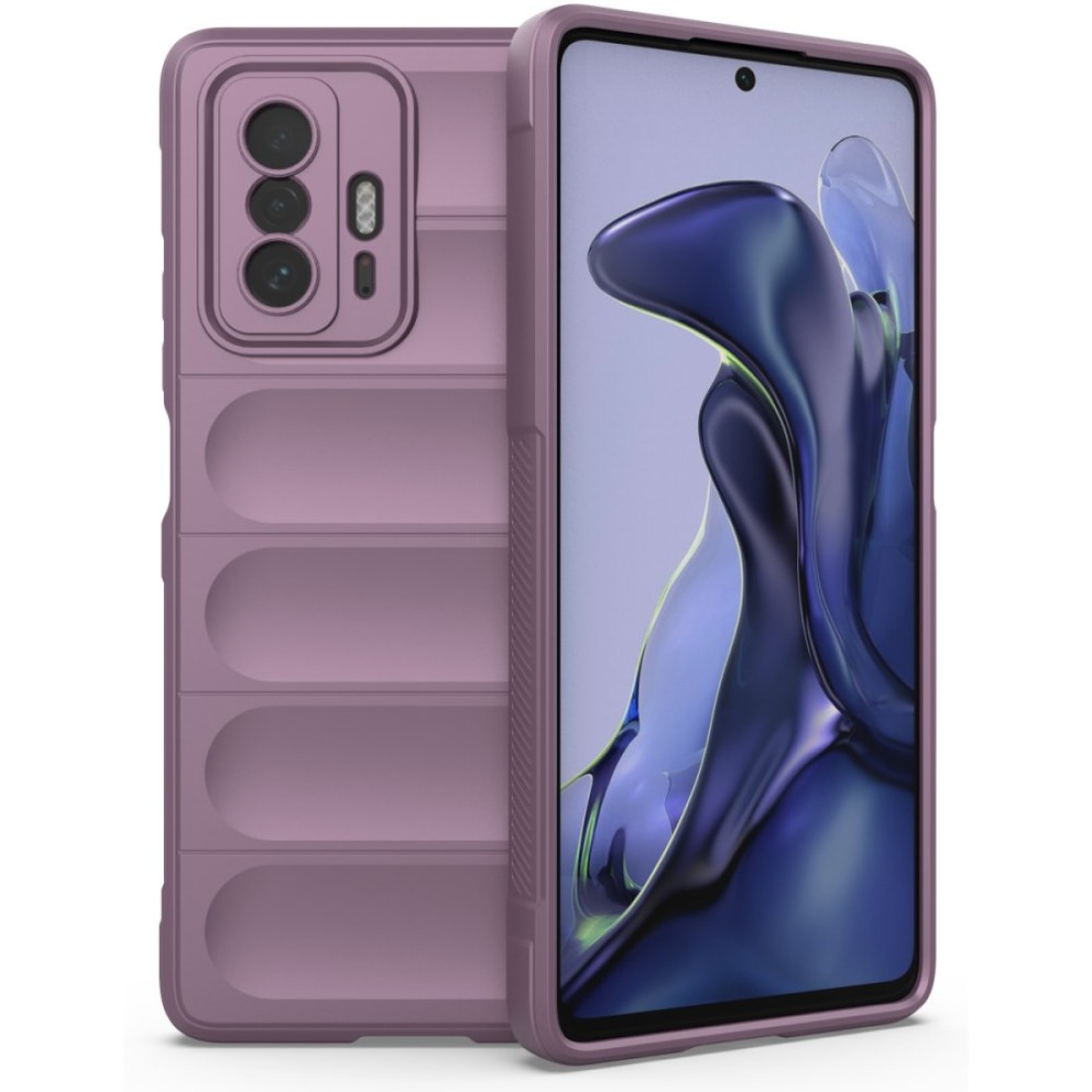  Xiaomi Mi 11T Kılıf Optimum Silikon - Mor
