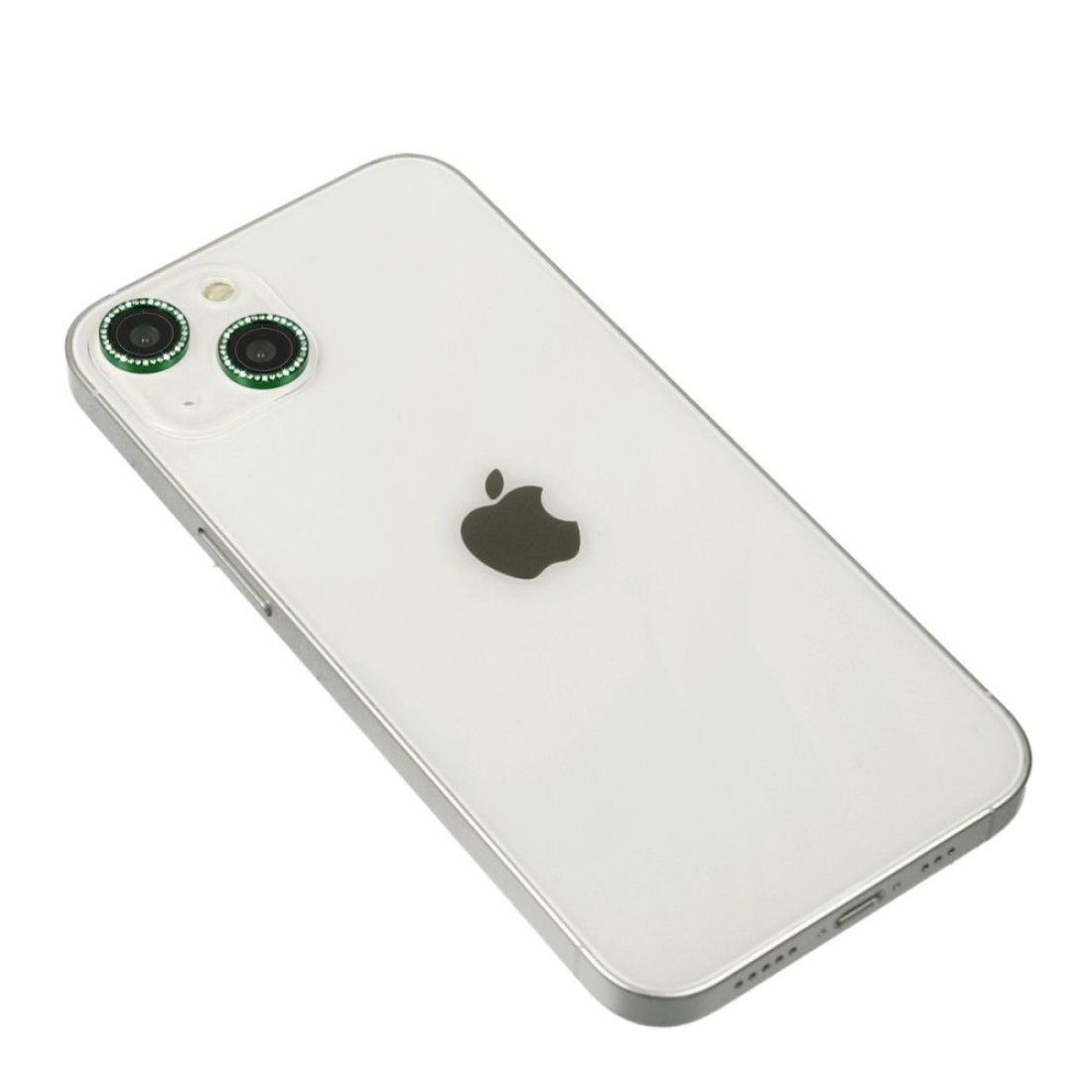 iPhone 14 Plus Diamond Kamera Lens - Yeşil