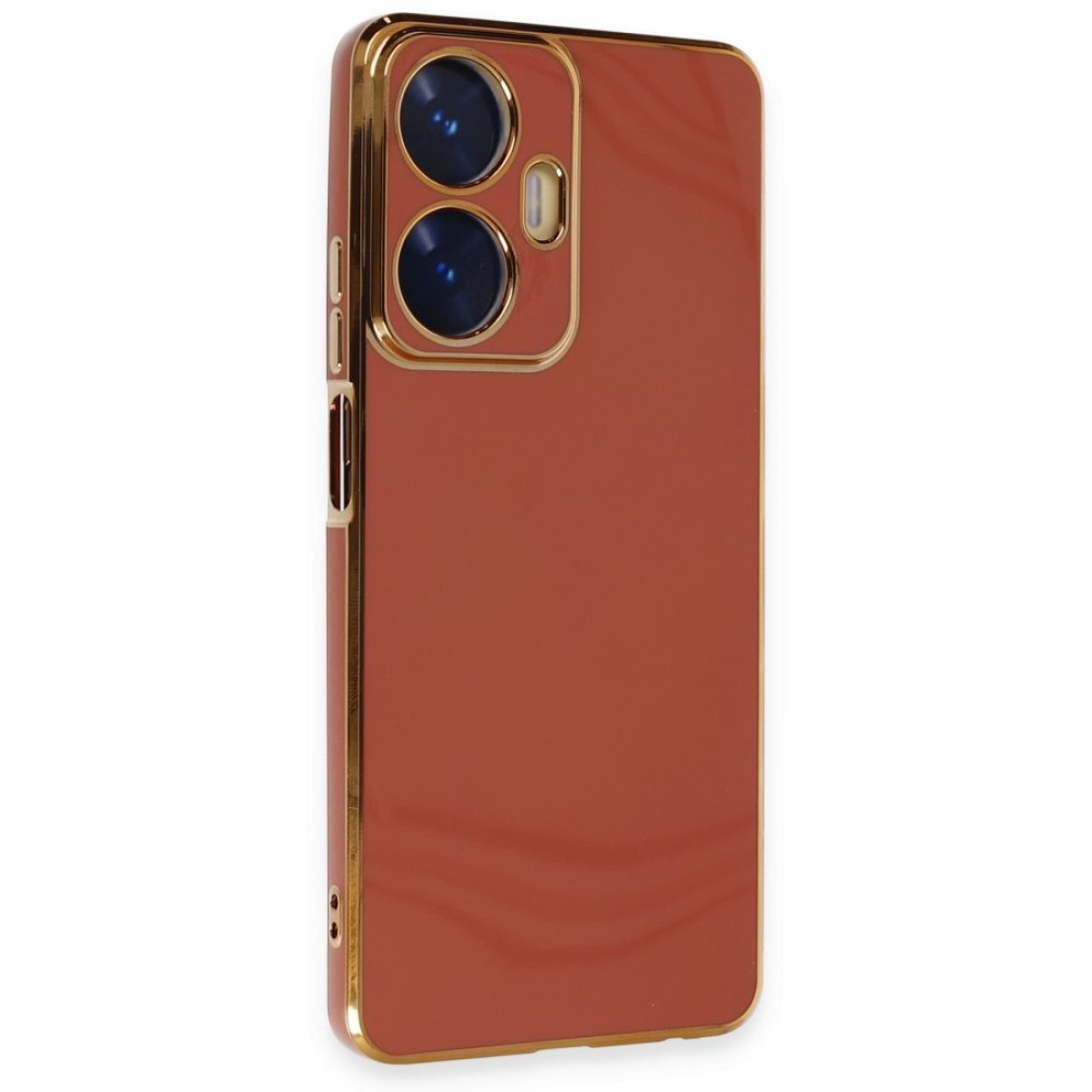  Realme C55 Kılıf Volet Silikon - Kırmızı