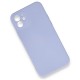  iPhone 12 Kılıf Nano içi Kadife Silikon - Lila