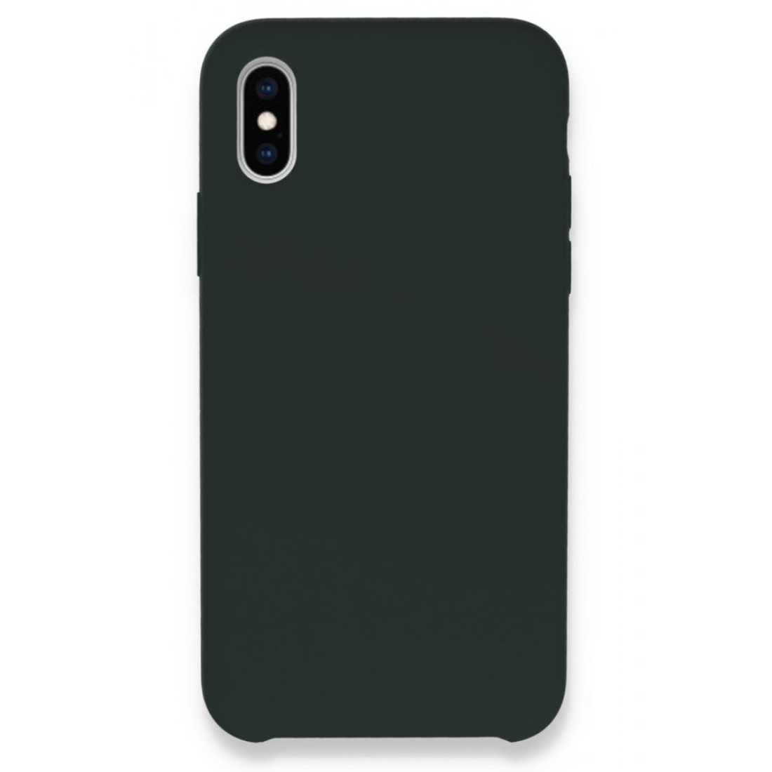  iPhone XS Max Kılıf Lansman Legant Silikon - Koyu Yeşil
