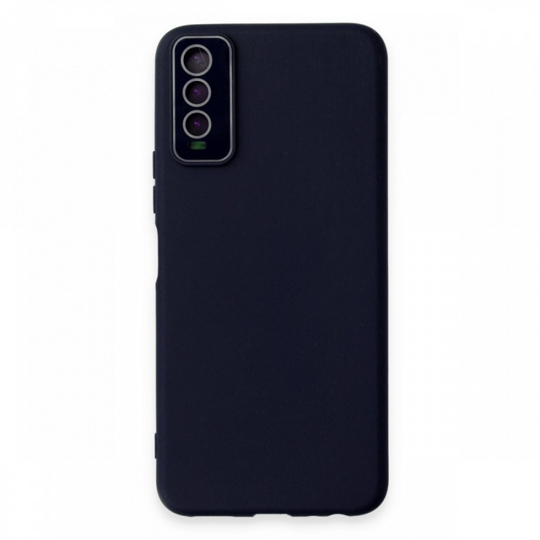  Vivo Y11S Kılıf Lansman Glass Kapak - Lacivert