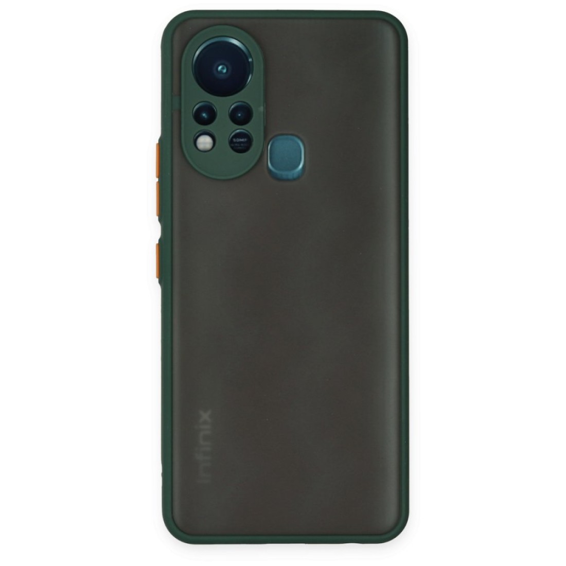  İnfinix Hot 11s Kılıf Montreal Silikon Kapak - Yeşil