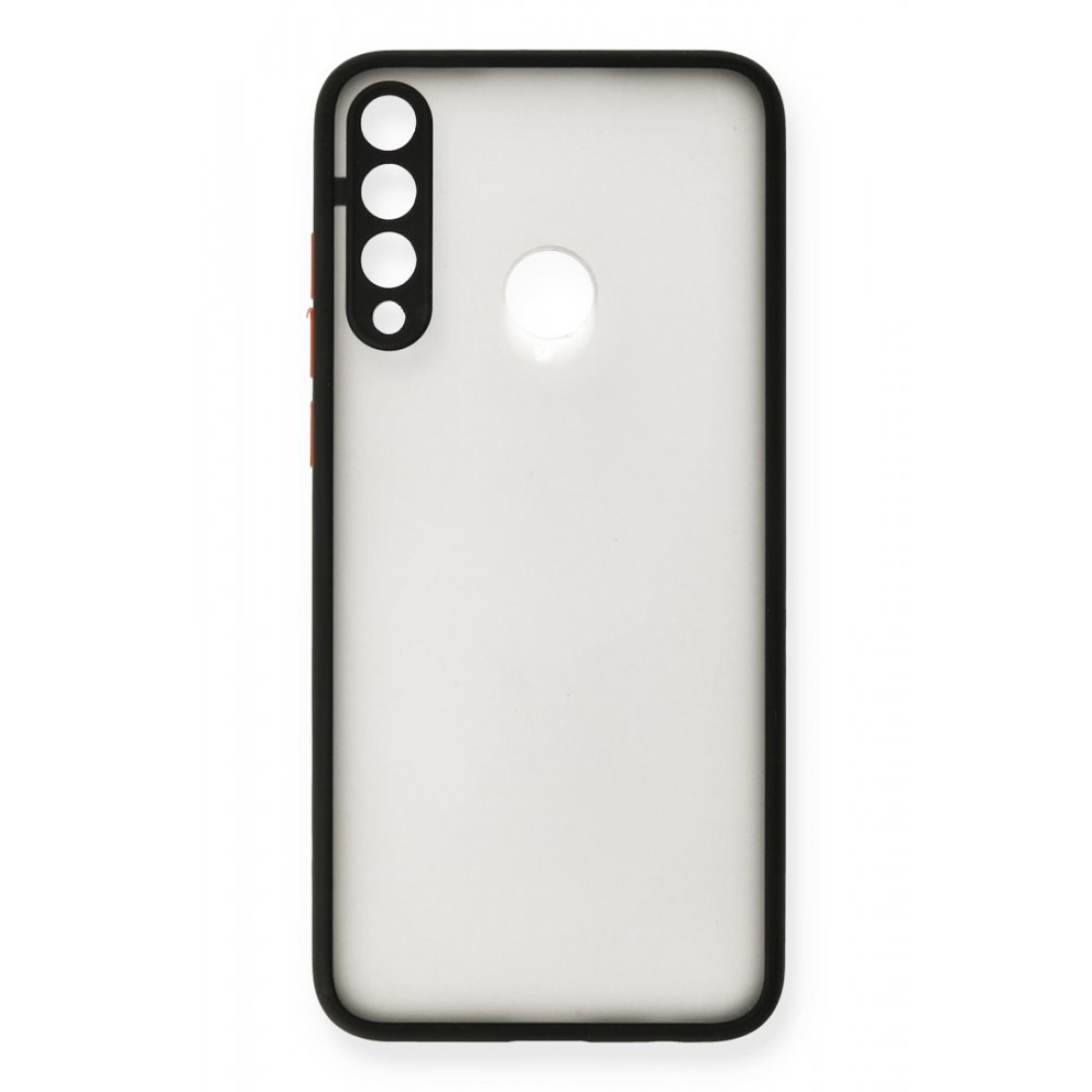  Huawei Y6P Kılıf Montreal Silikon Kapak - Siyah