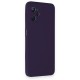  Realme C35 Kılıf Nano içi Kadife Silikon - Mor