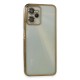 Realme C35 Kılıf Razer Lensli Silikon - Gold Realme C35 Kılıf Razer Lensli Silikon - Gold