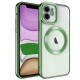 iPhone 12 Kılıf Kross Magneticsafe Kapak - Koyu Yeşil
