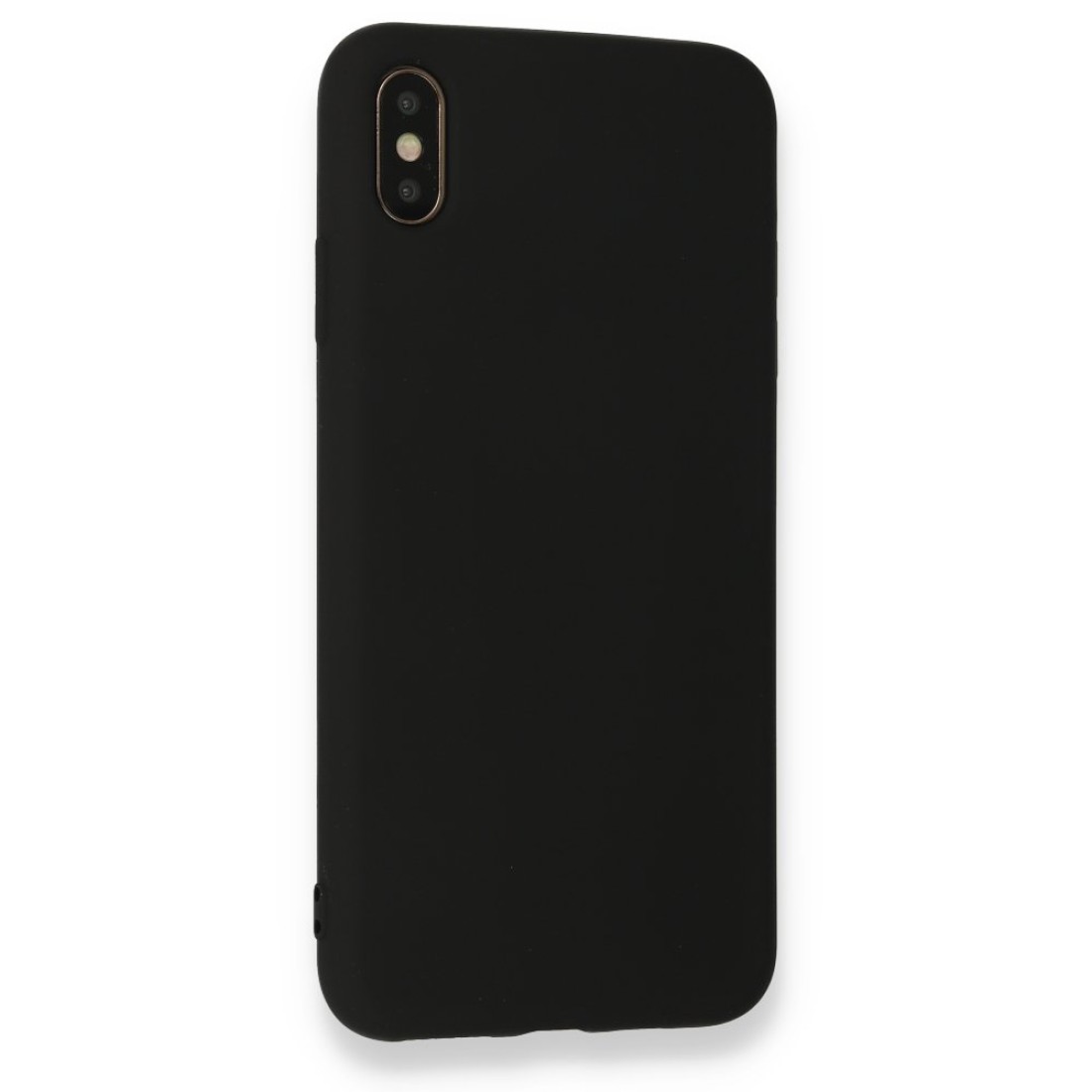  iPhone XS Max Kılıf Nano içi Kadife Silikon - Siyah