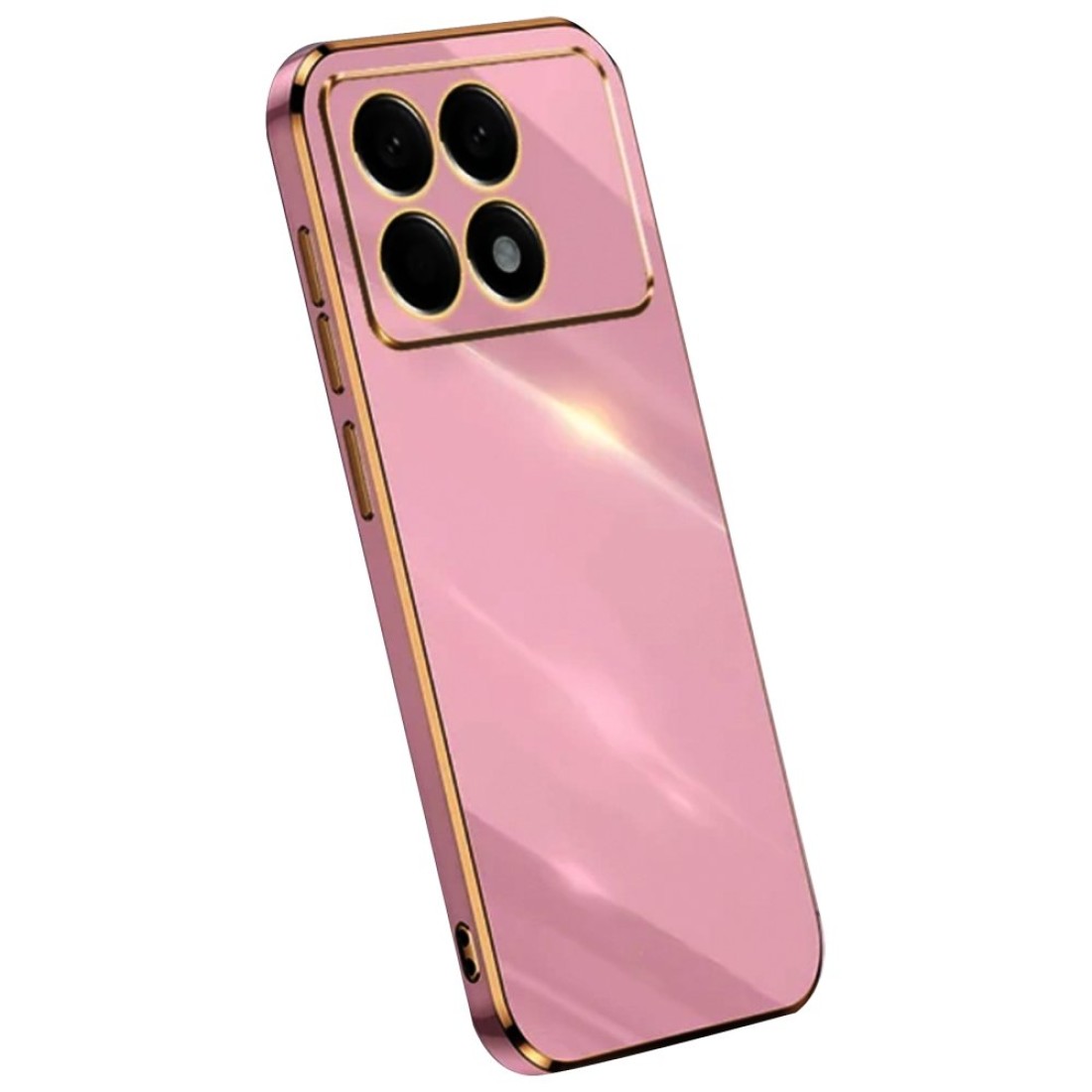  Xiaomi Poco X6 Pro Kılıf Volet Silikon - Mor