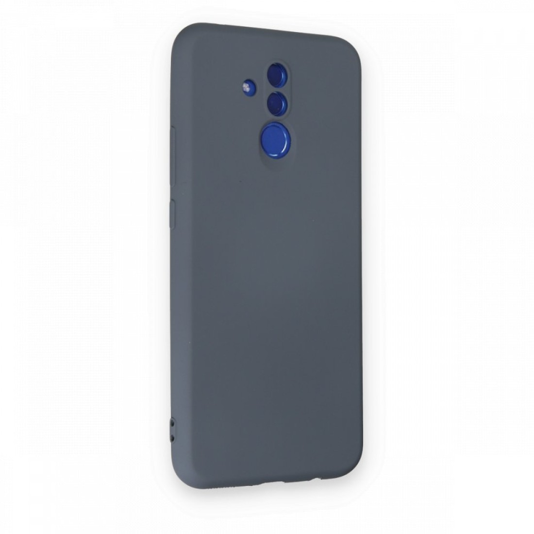  Huawei Mate 20 Lite Kılıf Nano içi Kadife Silikon - Gri