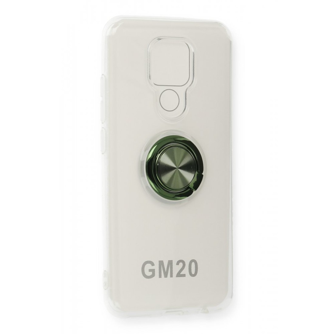  General Mobile GM 20 Kılıf Gros Yüzüklü Silikon - Yeşil