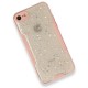 iPhone 7 Kılıf Platin Simli Silikon - Pembe iPhone 7 Kılıf Platin Simli Silikon - Pembe