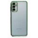 Samsung Galaxy M23 Kılıf Razer Lensli Silikon - Yeşil Samsung Galaxy M23 Kılıf Razer Lensli Silikon - Yeşil