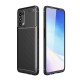  Oppo Reno 5 Kılıf Auto Focus Karbon Kapak - Siyah
