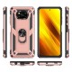 Xiaomi Pocophone X3 Kılıf Sofya Yüzüklü Silikon Kapak - Rose Xiaomi Pocophone X3 Kılıf Sofya Yüzüklü Silikon Kapak - Rose