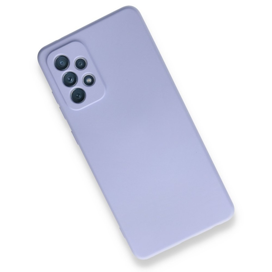  Samsung Galaxy A72 Kılıf Nano içi Kadife Silikon - Lila