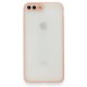 iPhone 7 Plus Kılıf Montreal Silikon Kapak - Pembe iPhone 7 Plus Kılıf Montreal Silikon Kapak - Pembe