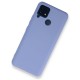  Realme C25 Kılıf Nano içi Kadife Silikon - Lila