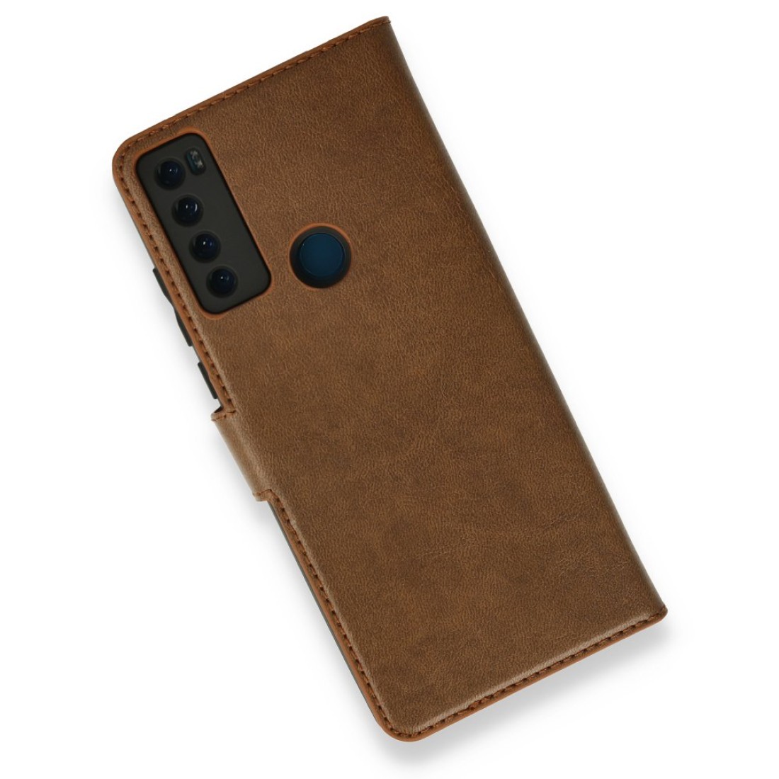  TCL 20 SE Kılıf Trend S Plus Kapaklı Kılıf - Taba