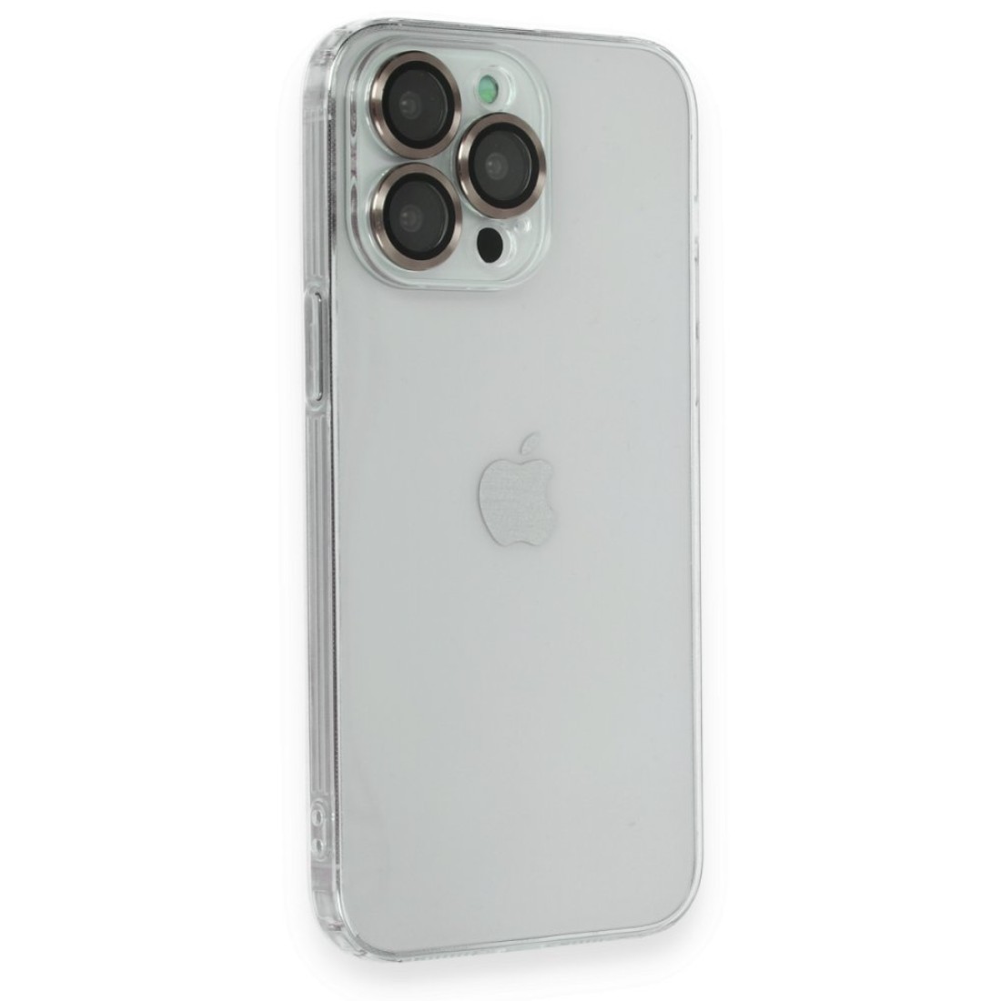 iPhone 14 Pro Max Kılıf Luko Lens Silikon - Gold iPhone 14 Pro Max Kılıf Luko Lens Silikon - Gold
