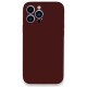  iPhone 13 Pro Max Kılıf Lansman Legant Silikon - Bordo