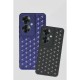  Oppo Reno 11F Kılıf Petek Silikon Kapak - Siyah