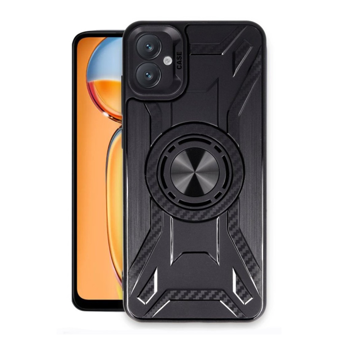 Samsung Galaxy A05 Kılıf Lincoln Silikon - Siyah