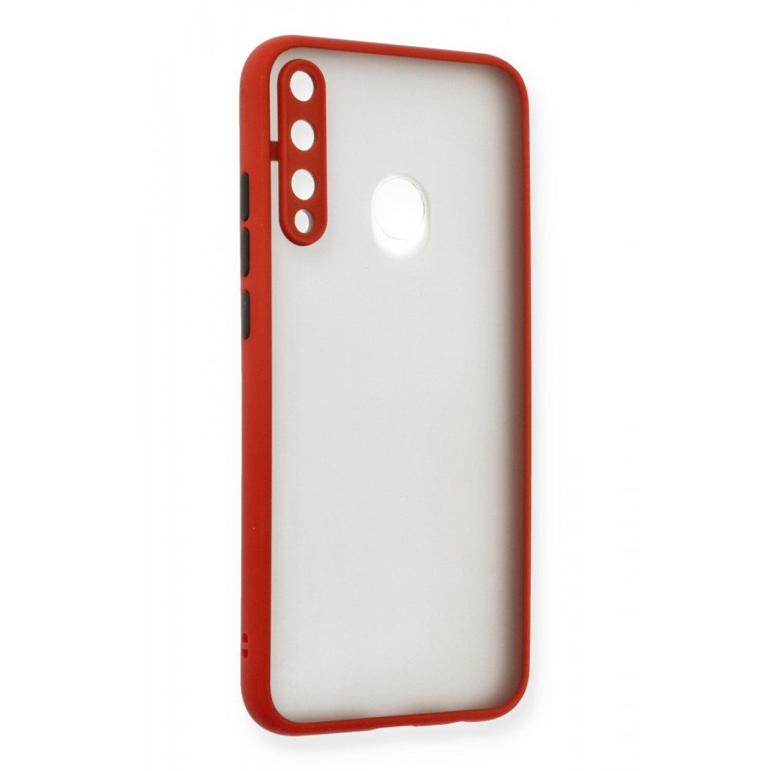  Huawei P40 Lite E Kılıf Montreal Silikon Kapak - Kırmızı