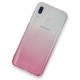  Samsung Galaxy A20 Kılıf Lüx Çift Renkli Silikon - Pembe