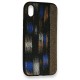  iPhone XR Kılıf Ottoman Simli Silikon - Siyah-Yeşil