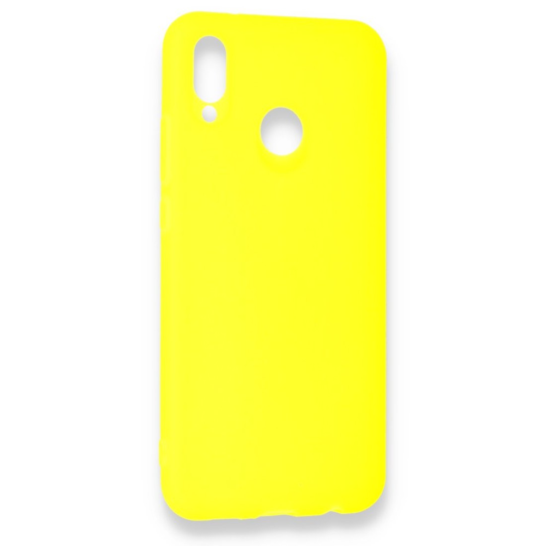  Huawei P20 Lite Kılıf Hopi Silikon - Sarı