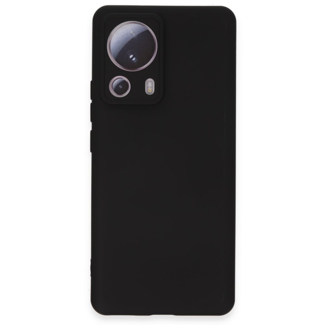  Xiaomi Mi 13 Lite Kılıf Nano içi Kadife Silikon - Siyah