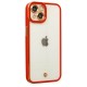 iPhone 13 Kılıf Liva Lens Silikon - Kırmızı iPhone 13 Kılıf Liva Lens Silikon - Kırmızı
