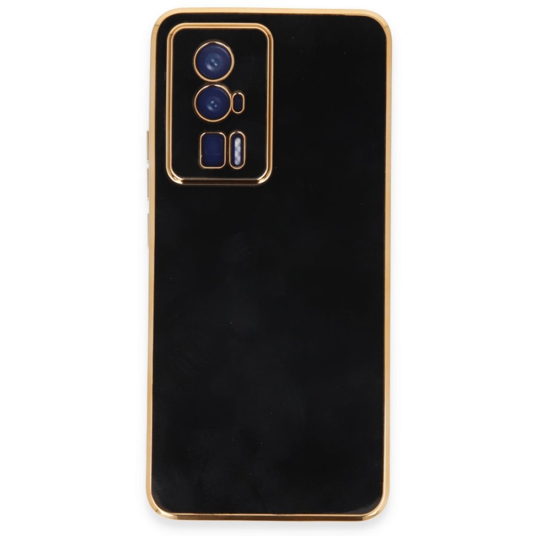  Xiaomi Poco F5 Pro Kılıf Volet Silikon - Siyah