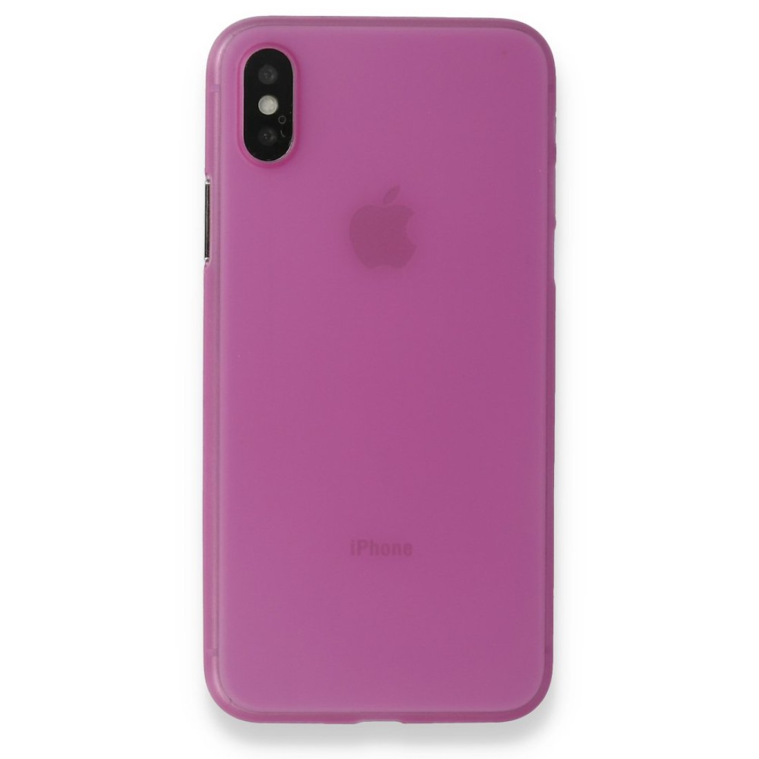  iPhone X Kılıf PP Ultra İnce Kapak - Pembe