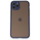  iPhone 11 Pro Kılıf Montreal Silikon Kapak - Lacivert