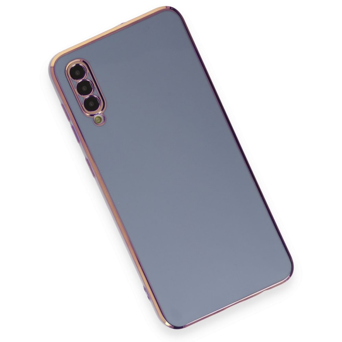  Samsung Galaxy A70 Kılıf Volet Silikon - Mavi