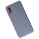  Samsung Galaxy A70 Kılıf Volet Silikon - Mavi