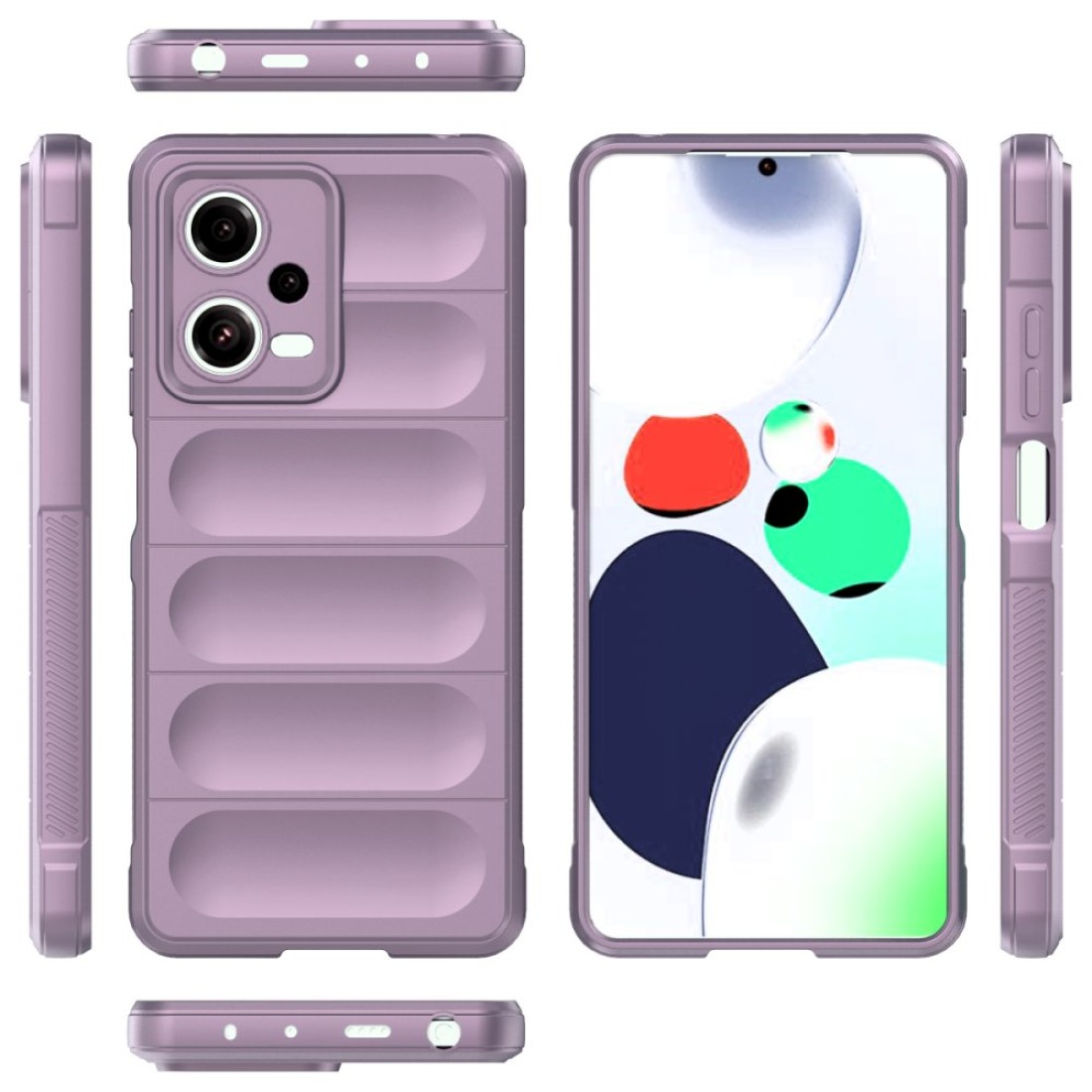  Xiaomi Poco X5 Pro 5G Kılıf Optimum Silikon - Mor