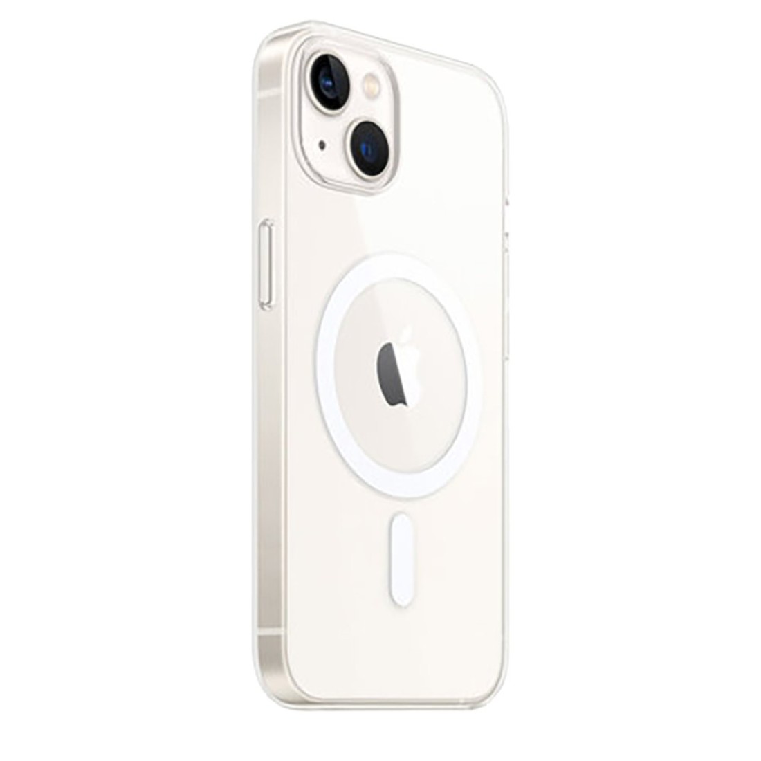  iPhone 14 Plus Kılıf Magneticsafe Şeffaf Silikon - Şeffaf