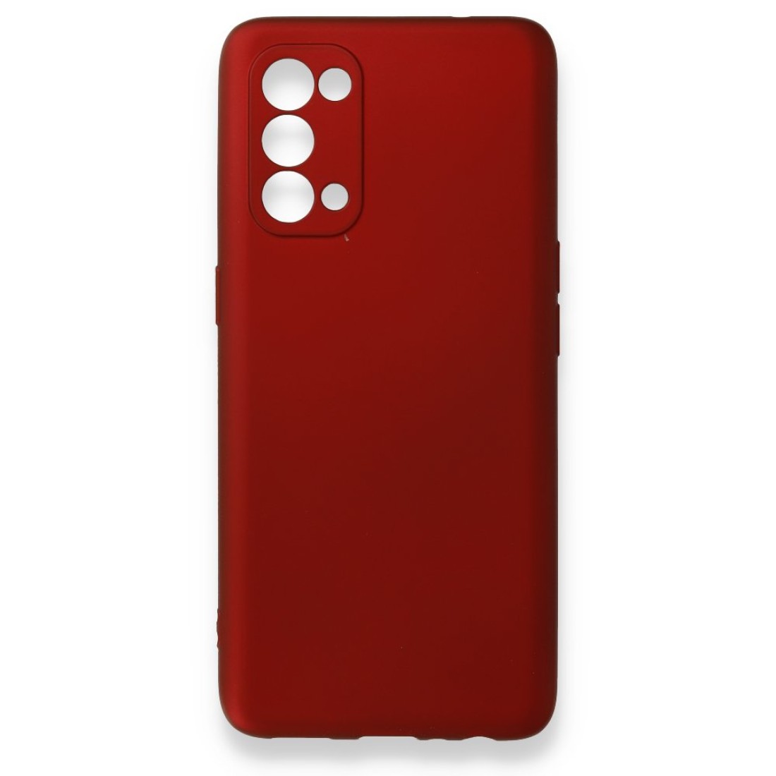  Oppo Reno 5 Pro Kılıf First Silikon - Bordo