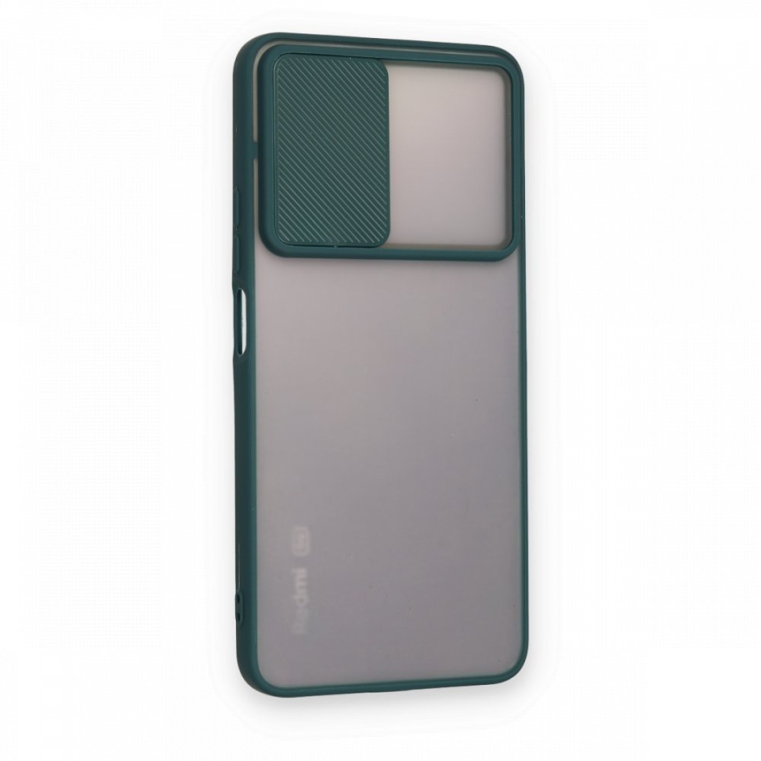  Xiaomi Redmi Note 11T Kılıf Palm Buzlu Kamera Sürgülü Silikon - Yeşil