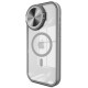 iPhone 15 Pro Max Kılıf Teleskop Lens Magsafe Silikon Kapak - Titan Gri iPhone 15 Pro Max Kılıf Teleskop Lens Magsafe Silikon Kapak - Titan Gri