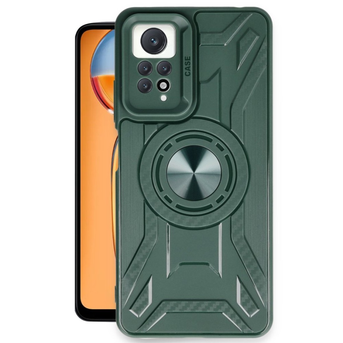  Xiaomi Redmi Note 12 Pro 4G Kılıf Lincoln Silikon - Koyu Yeşil