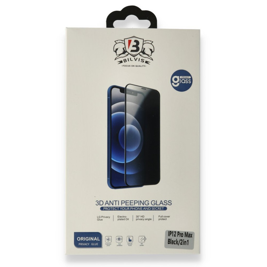 iPhone 15 Bilvis Hayalet Cam Ekran Koruyucu iPhone 15 Bilvis Hayalet Cam Ekran Koruyucu