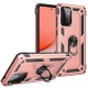  Samsung Galaxy A72 Kılıf Sofya Yüzüklü Silikon Kapak - Rose