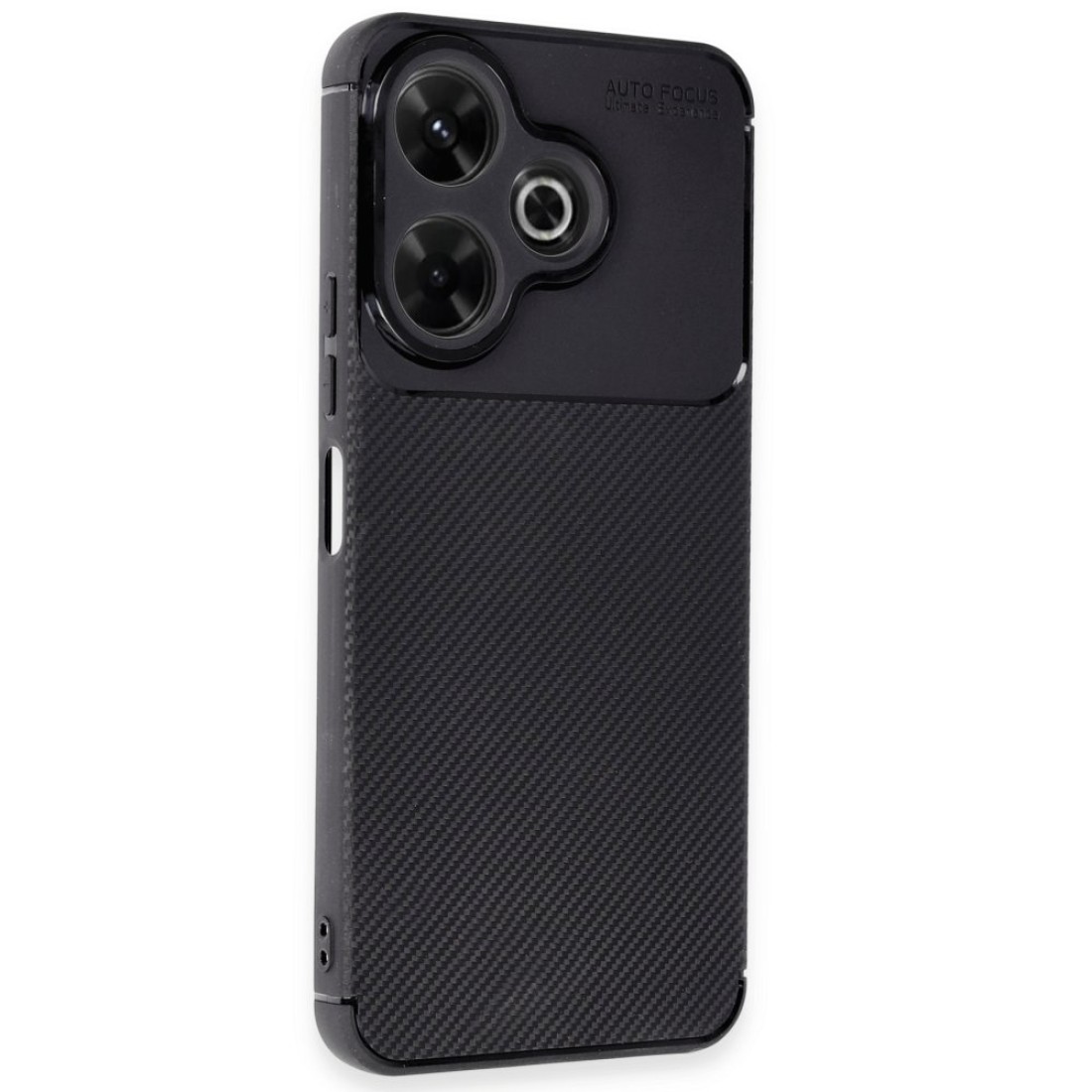 Xiaomi Redmi 13 4G Kılıf Auto Focus Karbon Kapak - Siyah Xiaomi Redmi 13 4G Kılıf Auto Focus Karbon Kapak - Siyah