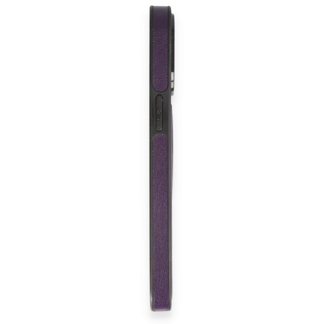  iPhone 14 Pro Max Kılıf Ozzi Magsafe Deri Kapak - Derin Mor