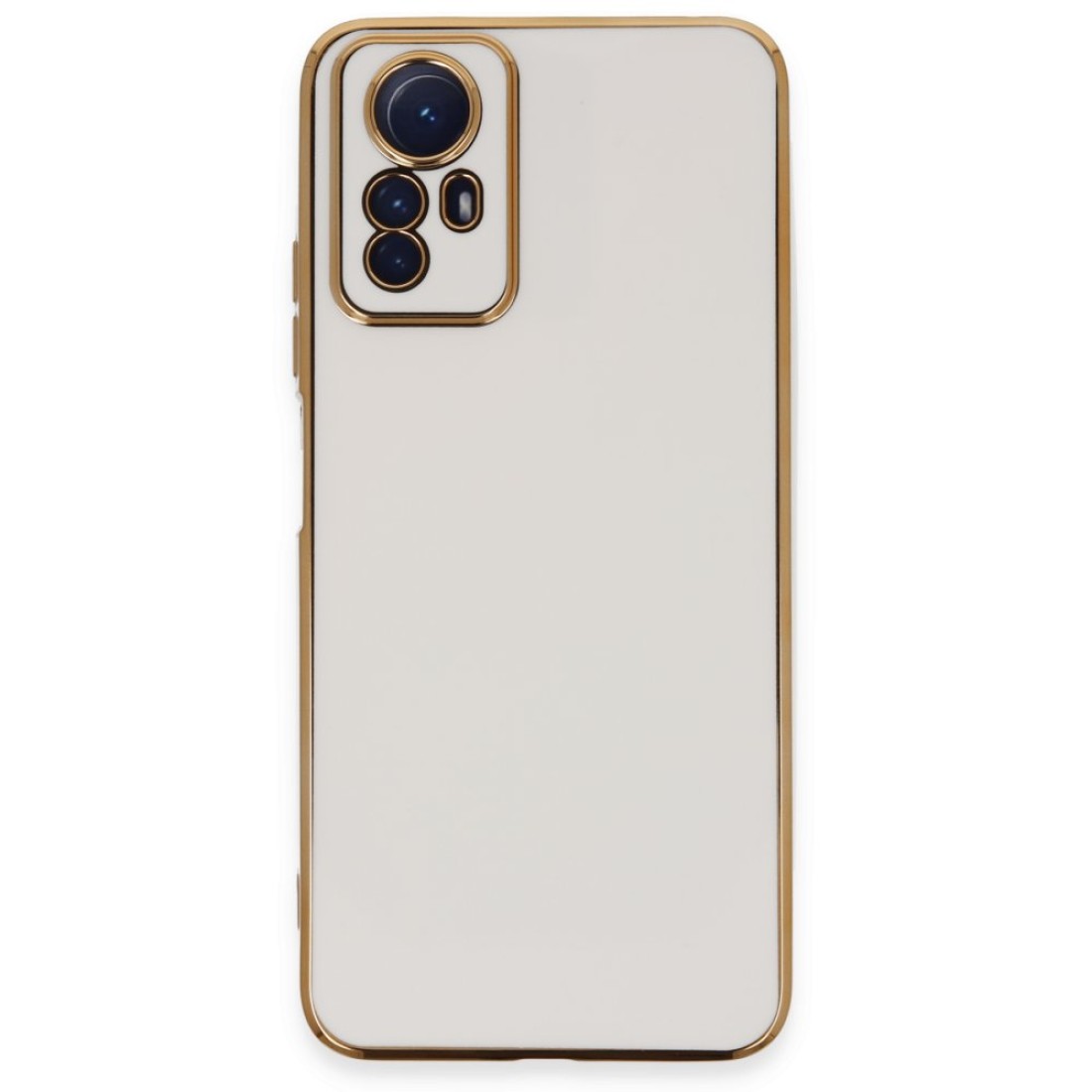  Xiaomi Redmi Note 12S Kılıf Volet Silikon - Beyaz