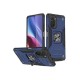 Xiaomi Redmi K40 Kılıf Zegna Yüzüklü Silikon Kapak - Mavi Xiaomi Redmi K40 Kılıf Zegna Yüzüklü Silikon Kapak - Mavi